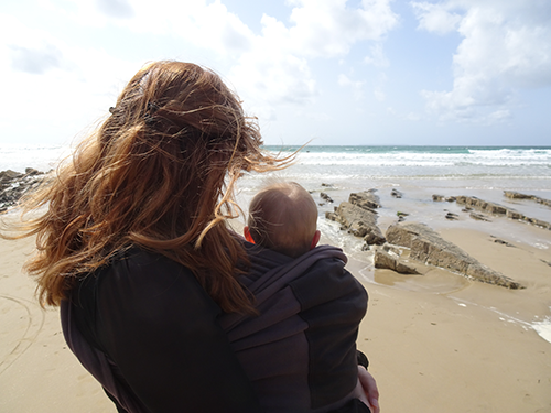 Normandie 2017 - portrait maman et foxy